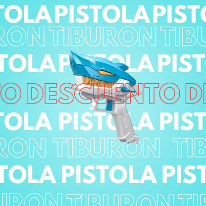 PISTOLA AGUA ELECTRICA DE TIBURON